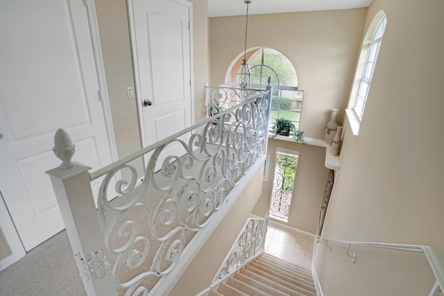 227 Legendary Cir, Palm Beach Gardens, FL 33418 - stairs featuring baseboards