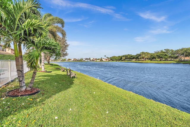 property view of water