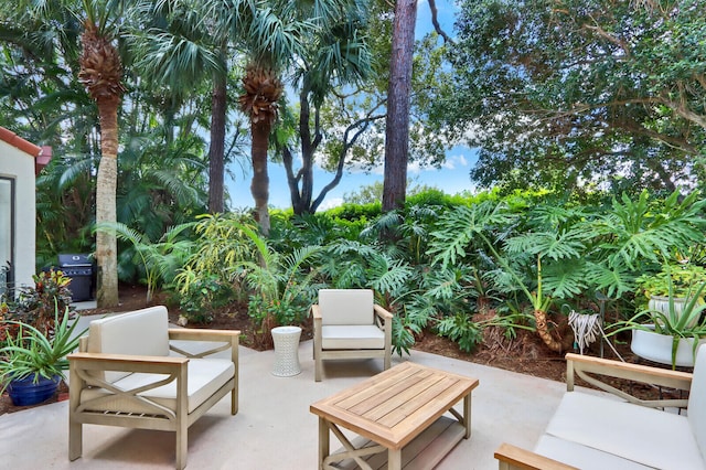 view of patio / terrace with grilling area