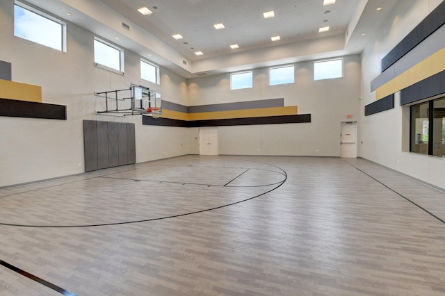 view of basketball court