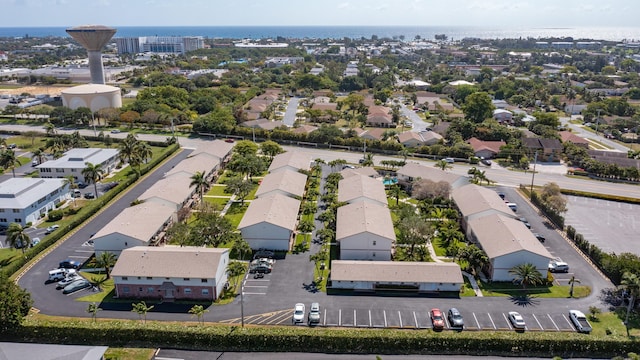 aerial view featuring a residential view