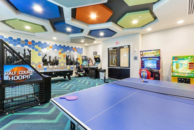 view of recreation room