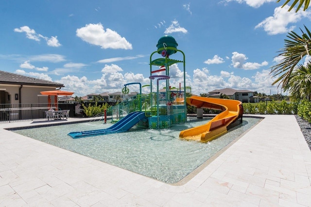 view of jungle gym