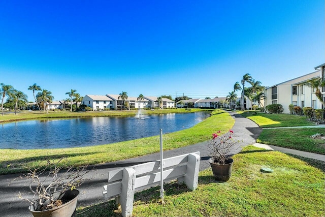 property view of water