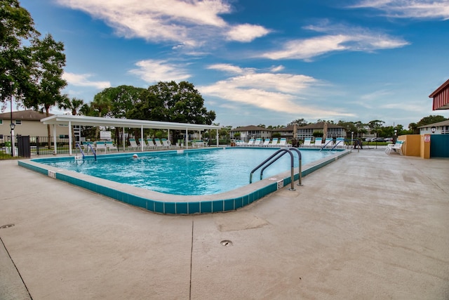 view of pool