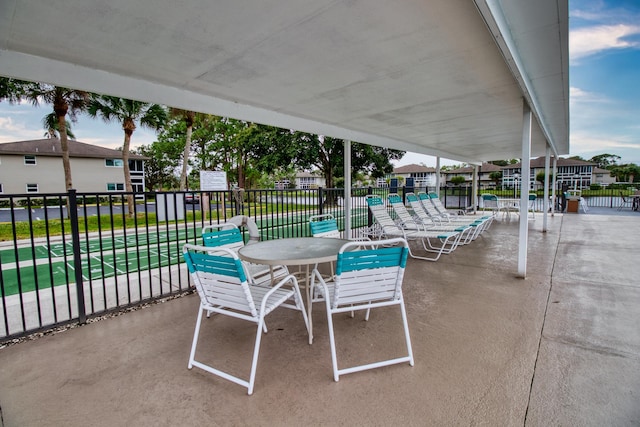 view of patio