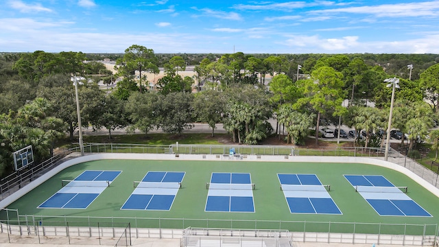 view of sport court