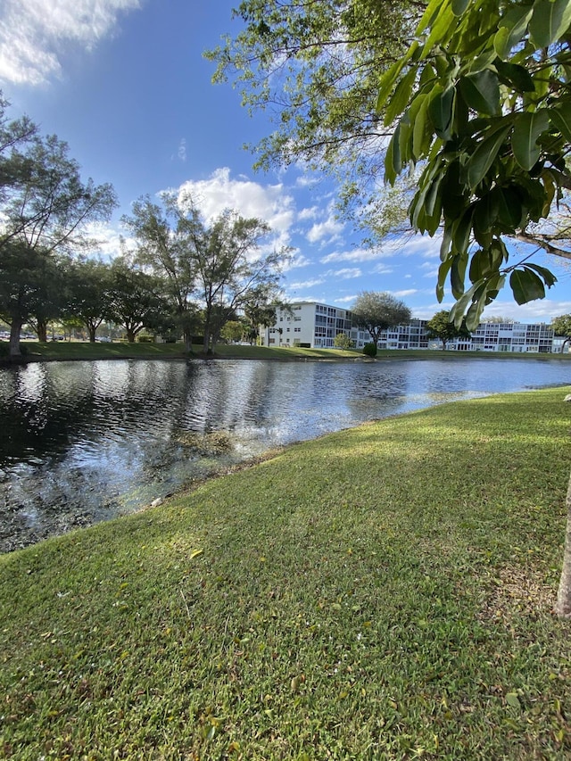 view of water feature