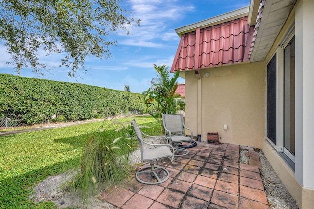 view of patio