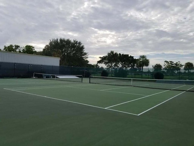 view of sport court