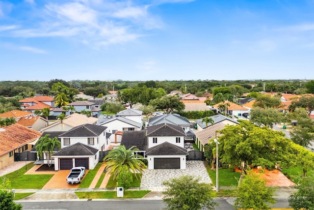 bird's eye view featuring a residential view