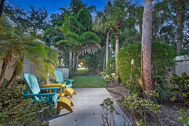 view of patio / terrace with fence