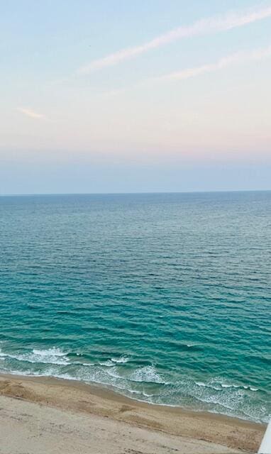 water view with a beach view