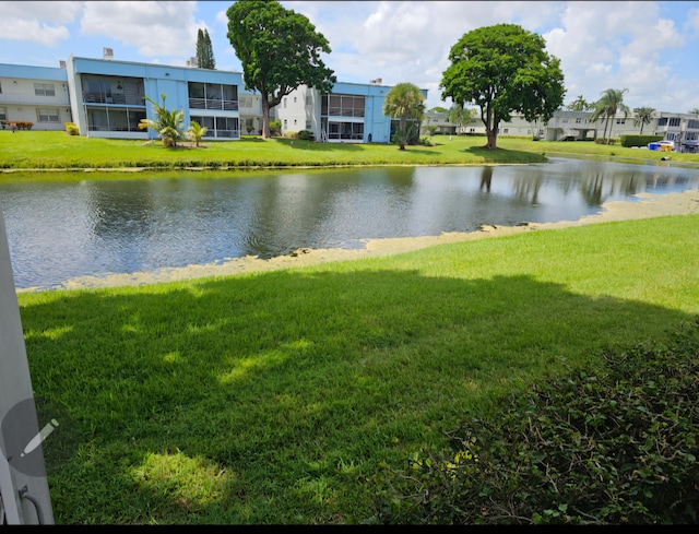 view of water feature