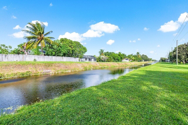 property view of water