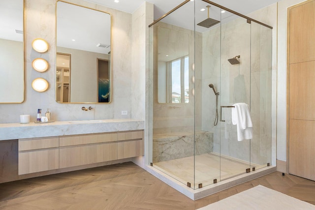 1520 Royal Palm Way, Boca Raton, FL 33432 - full bath with a shower stall and vanity