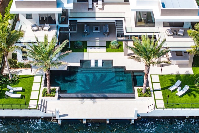 1520 Royal Palm Way, Boca Raton, FL 33432 - aerial view of property and surrounding area