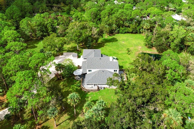 12151 Old Indiantown Rd, Jupiter, FL 33478 - aerial view of property and surrounding area featuring a heavily wooded area