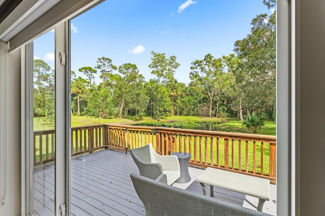 view of deck