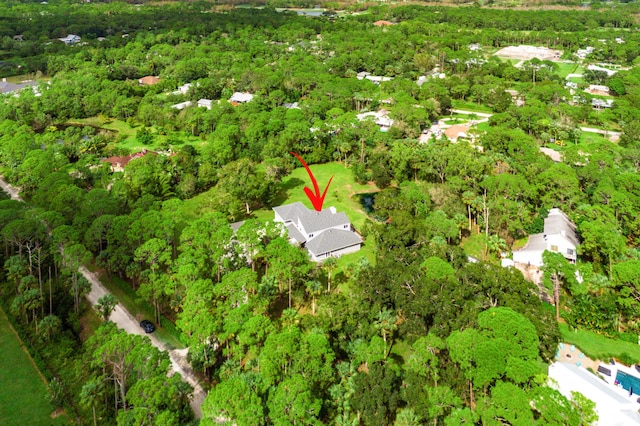 12151 Old Indiantown Rd, Jupiter, FL 33478 - bird's eye view of a heavily wooded area
