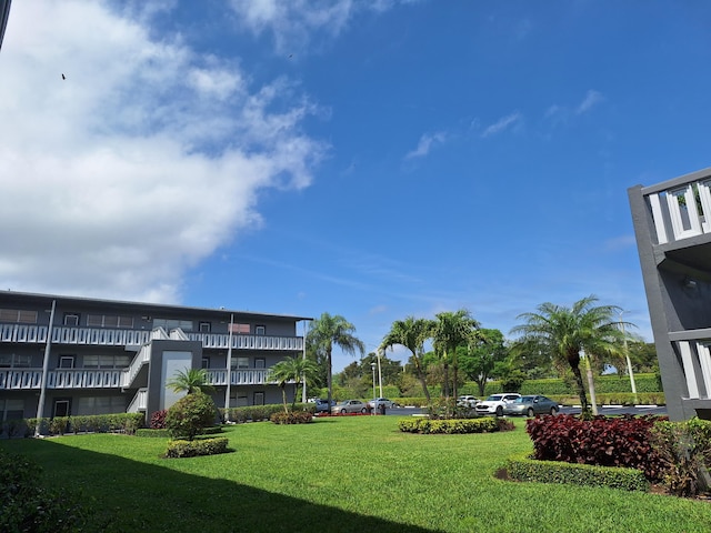 surrounding community featuring a lawn