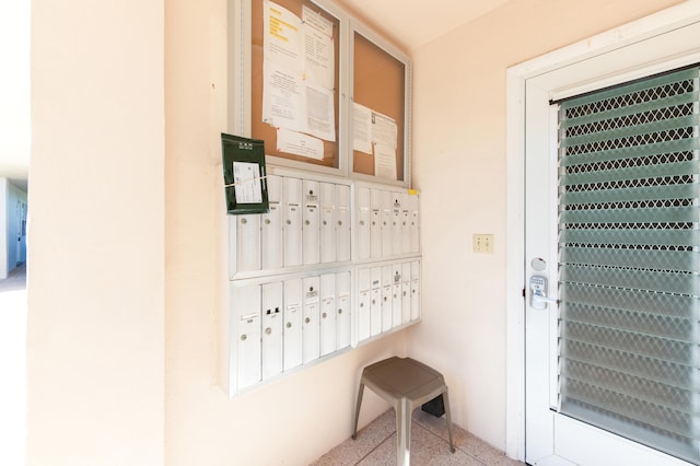 exterior space with mail boxes