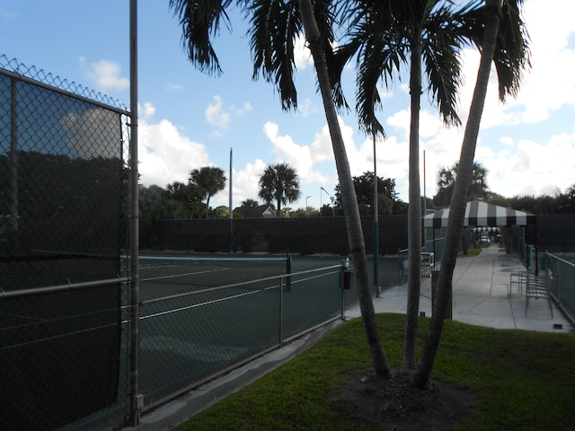 view of sport court