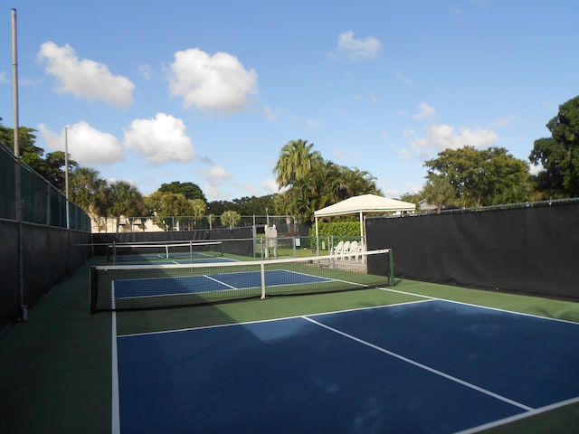 view of sport court