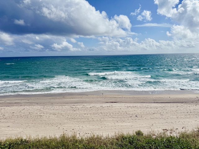 water view with a beach view