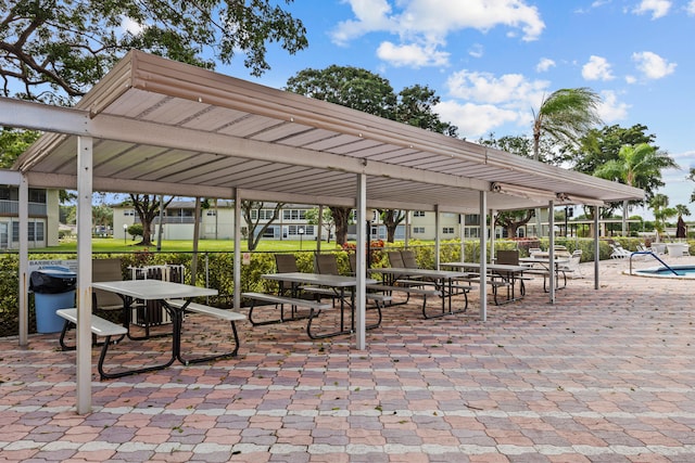 view of home's community with a patio