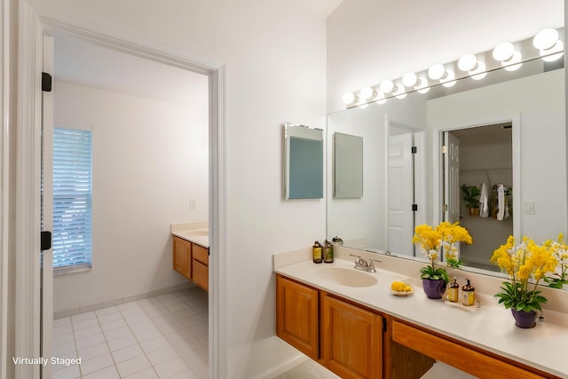 full bathroom featuring toilet, vanity, and shower / bath combination with curtain