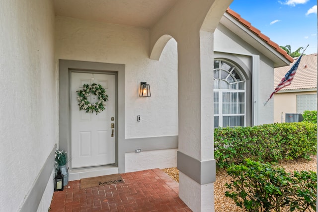 view of property entrance