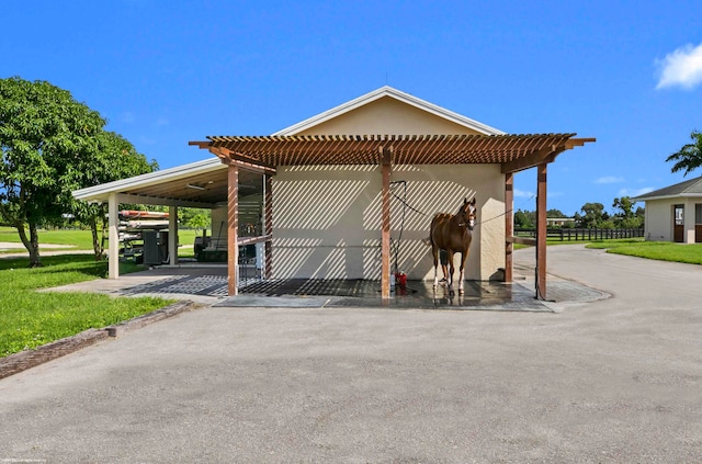 surrounding community featuring a carport