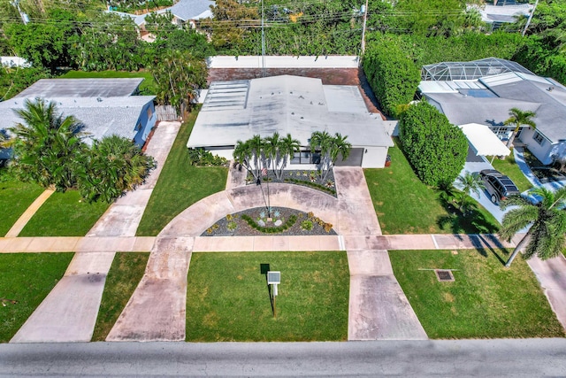 drone / aerial view