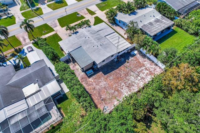 view from above of property