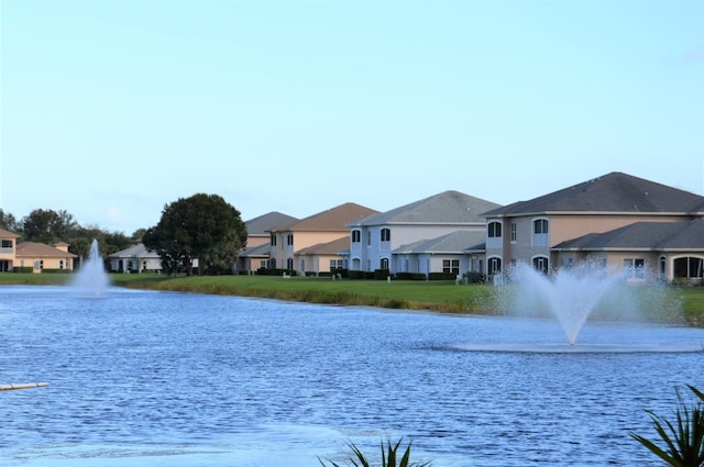 view of water feature