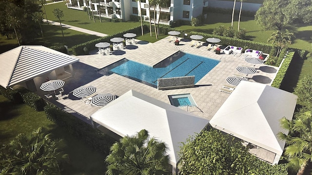 2003 N Ocean Blvd Unit 1203, Boca Raton, FL 33431 - community pool with a patio area