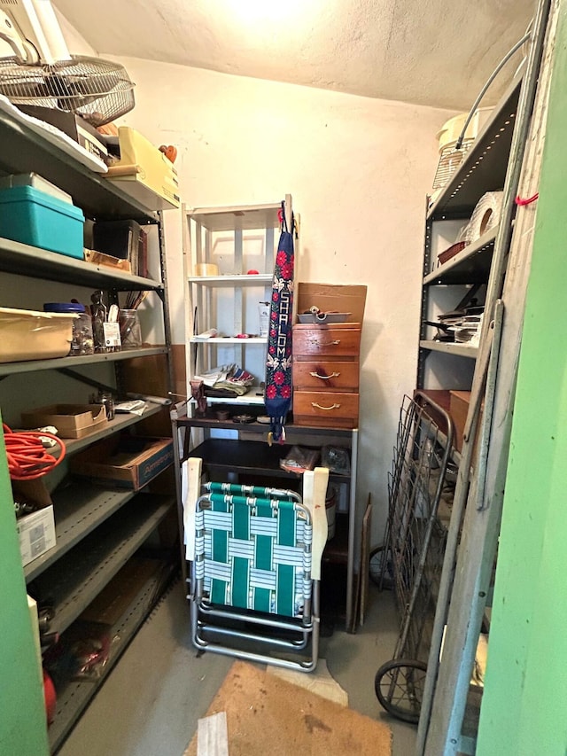 view of storage