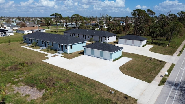 bird's eye view featuring a residential view