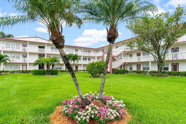 view of property with a water view