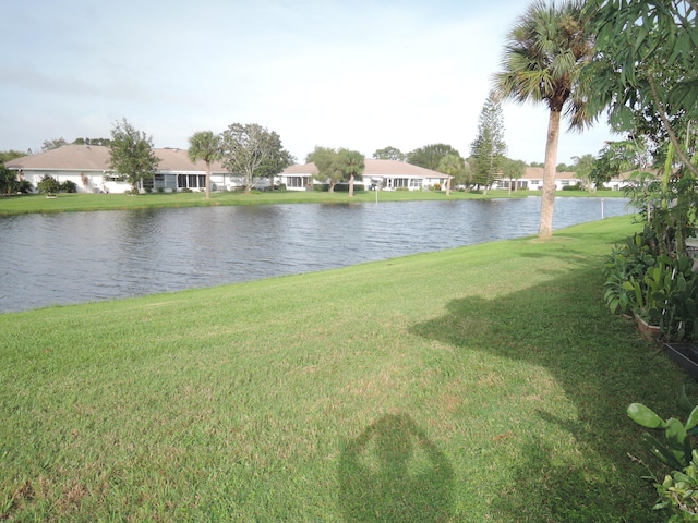 view of water feature