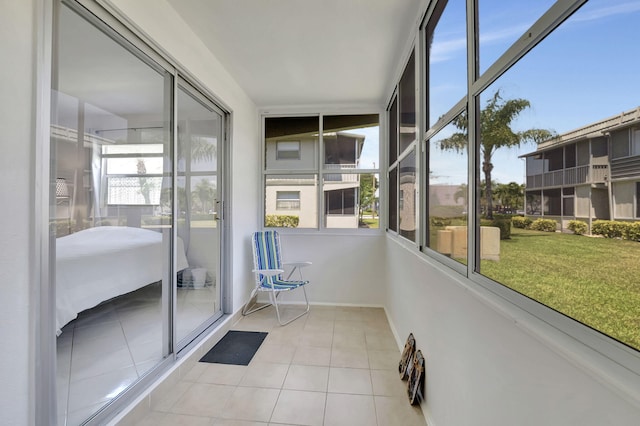 sunroom / solarium with plenty of natural light