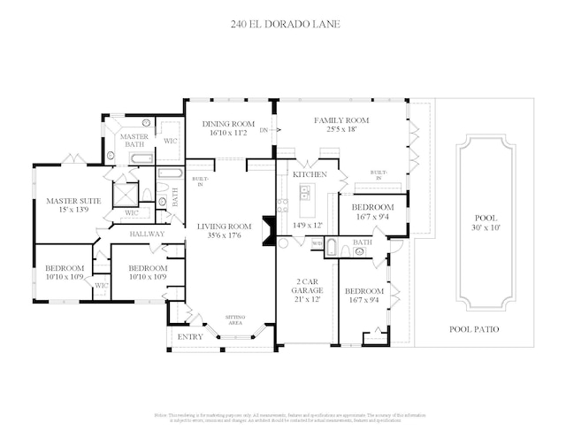 240 El Dorado Ln, Palm Beach, FL 33480 - property floor plan