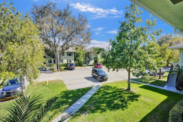 exterior space featuring a yard