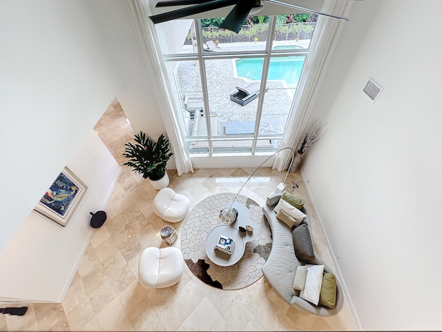 view of sitting room