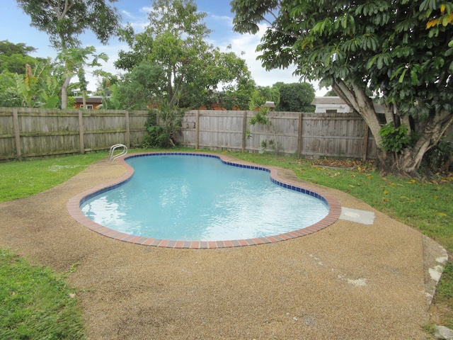 view of pool