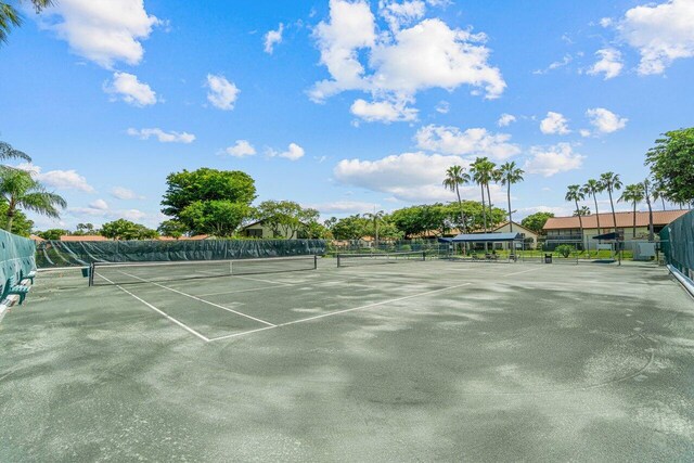 view of sport court