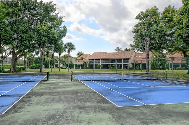 view of sport court