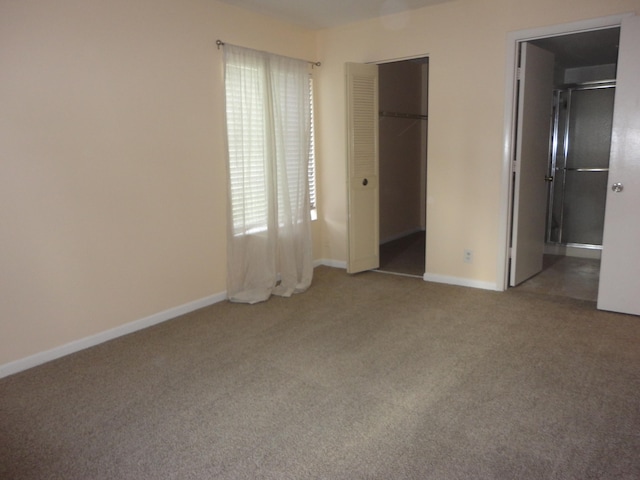 unfurnished bedroom featuring carpet floors