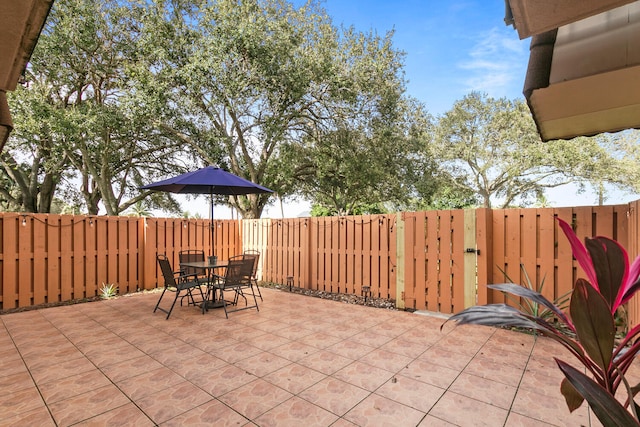 view of patio